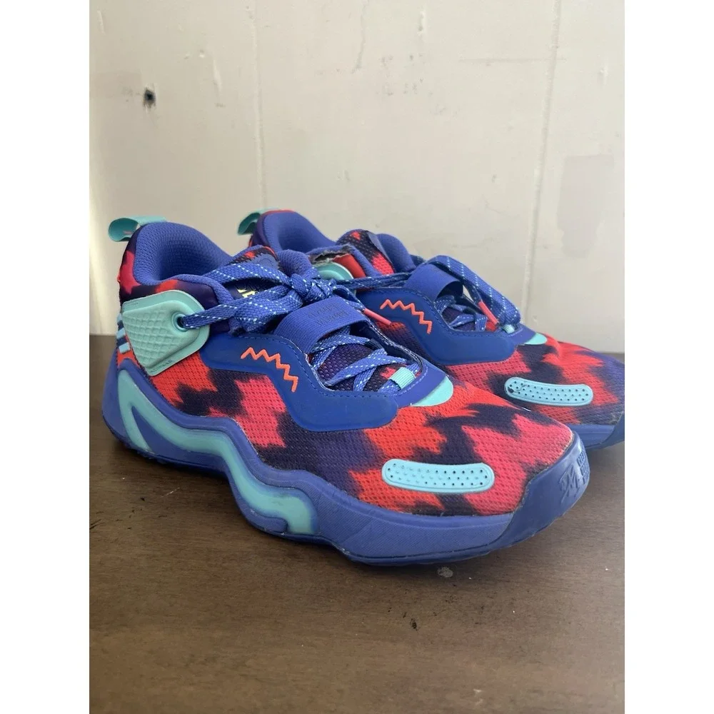 Adidas D.O.N. Issue 3 Men's Sz  7 Wmn Sz 8.5‎ Sonic Ink/Pulse Aqua/Solar GZ5525